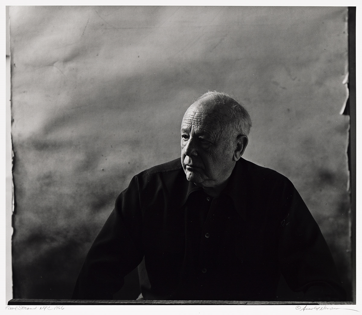Arnold Newman portrait of Paul Strand