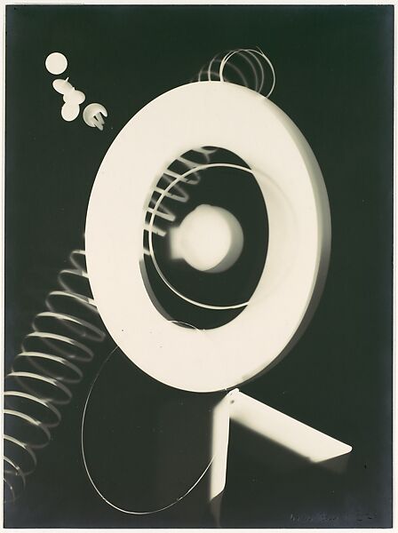 Man Ray, Rayograph, 1922 — cameraless photograph made by placing objects on photographic paper