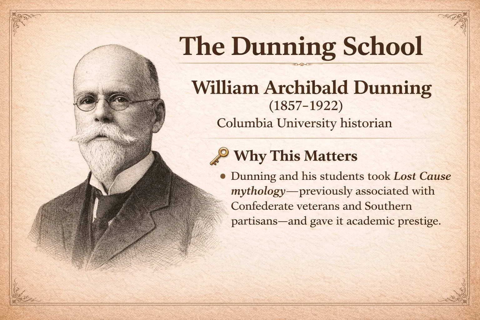 Portrait of William Archibald Dunning