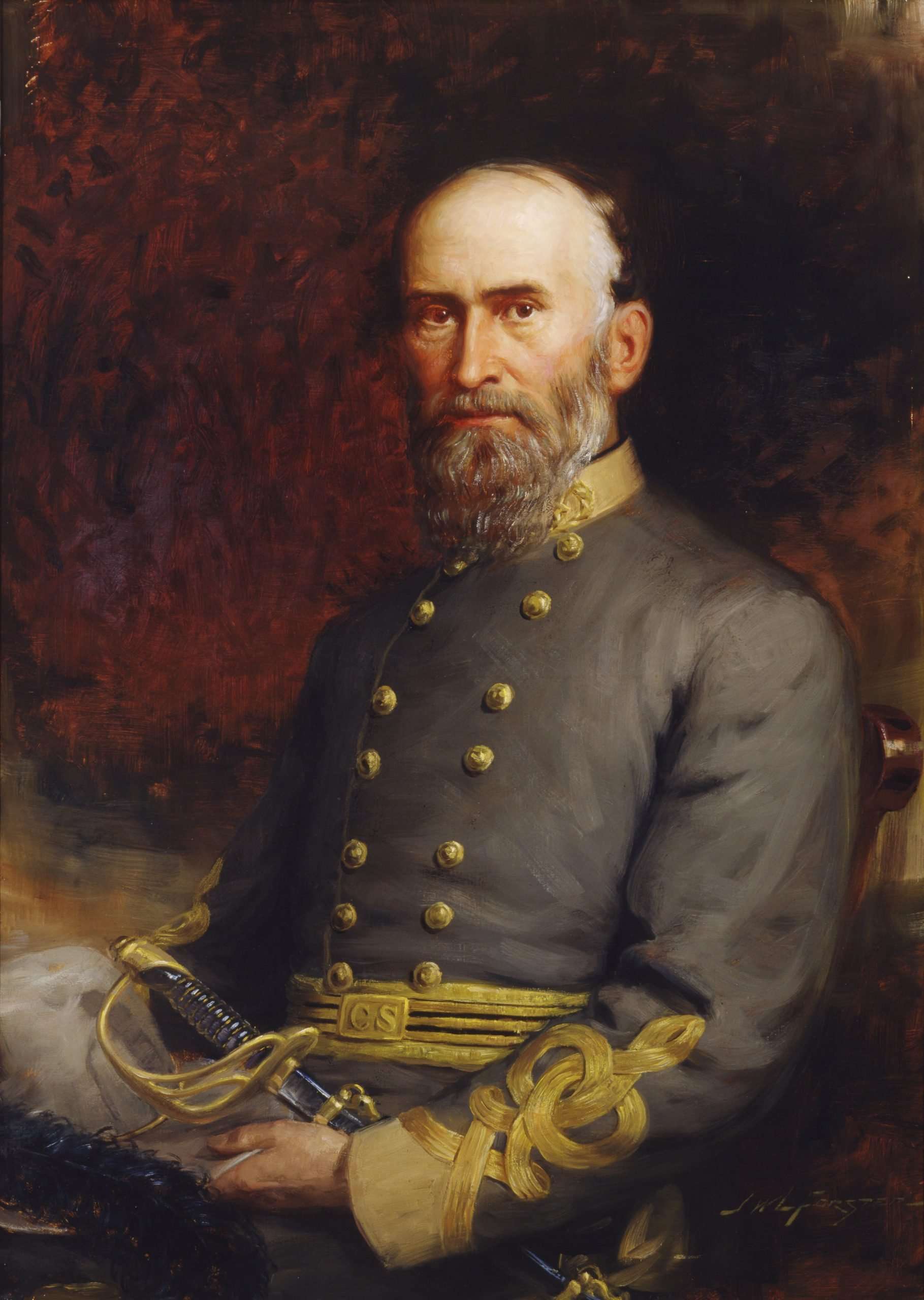 Portrait of Confederate general Jubal Anderson Early